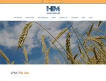 Tablet Screenshot of hmgrain.com